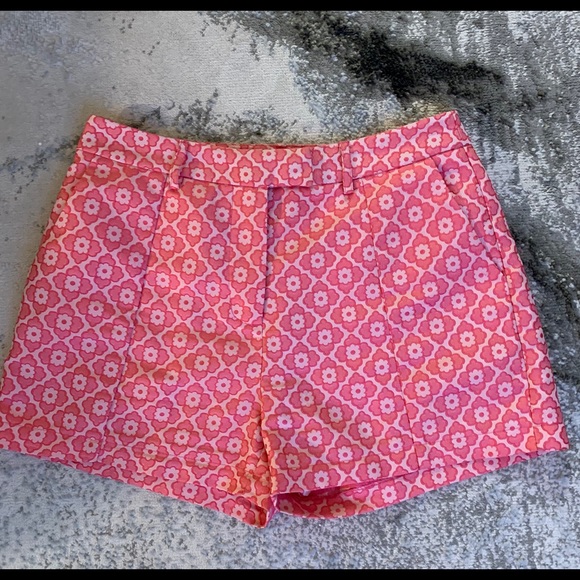 Francesca's Collections Pants - Francesca’s Pink Patterned Short